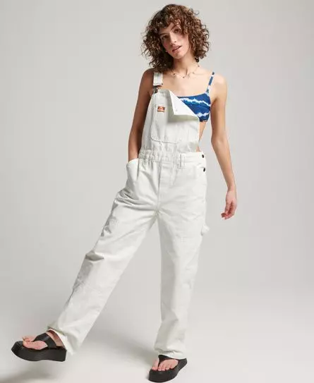 Pockets For Women - White Stuff Kelly Wide Leg Dungarees In Blue