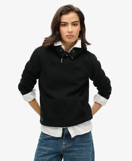 Superdry Women's Essential Logo Hoodie Black - 