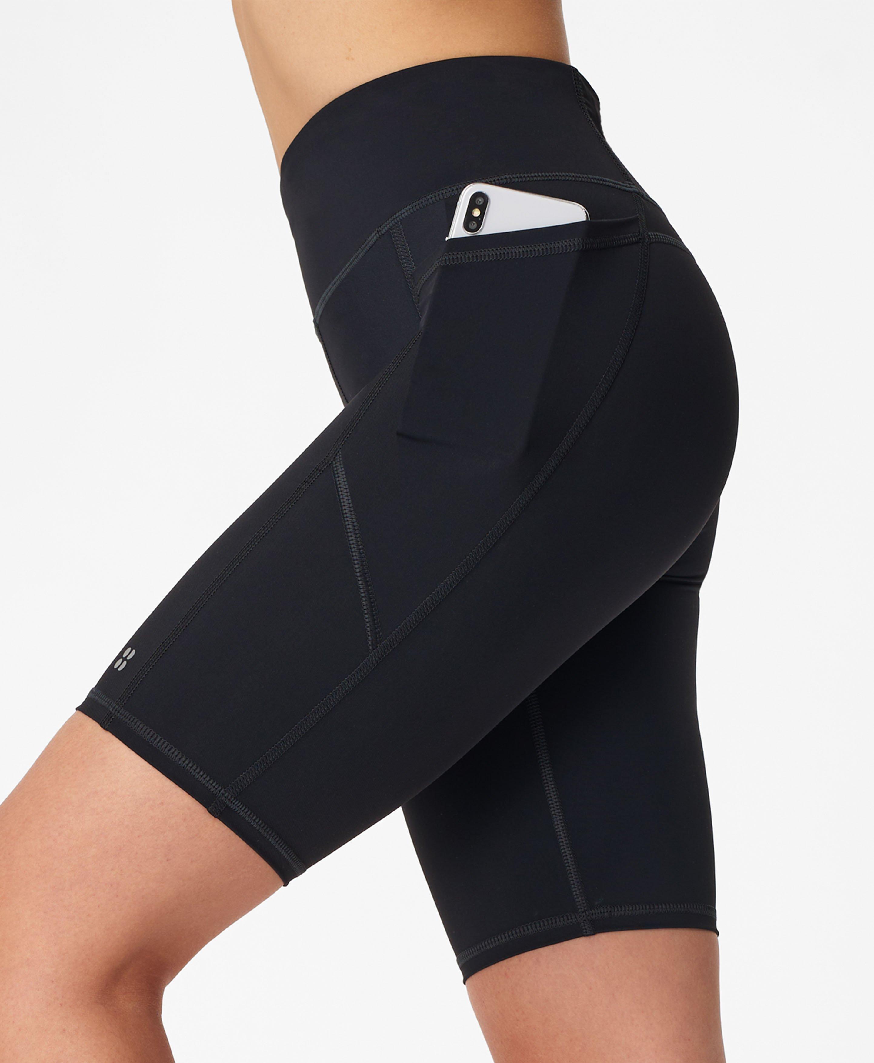 Black Zero Gravity running leggings, Sweaty Betty