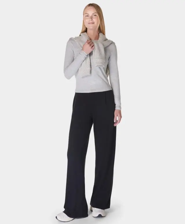 At Ease Wide Leg Trouser