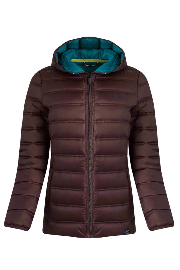 Weird Fish Eshka Lightweight Padded Jacket Mulled Wine