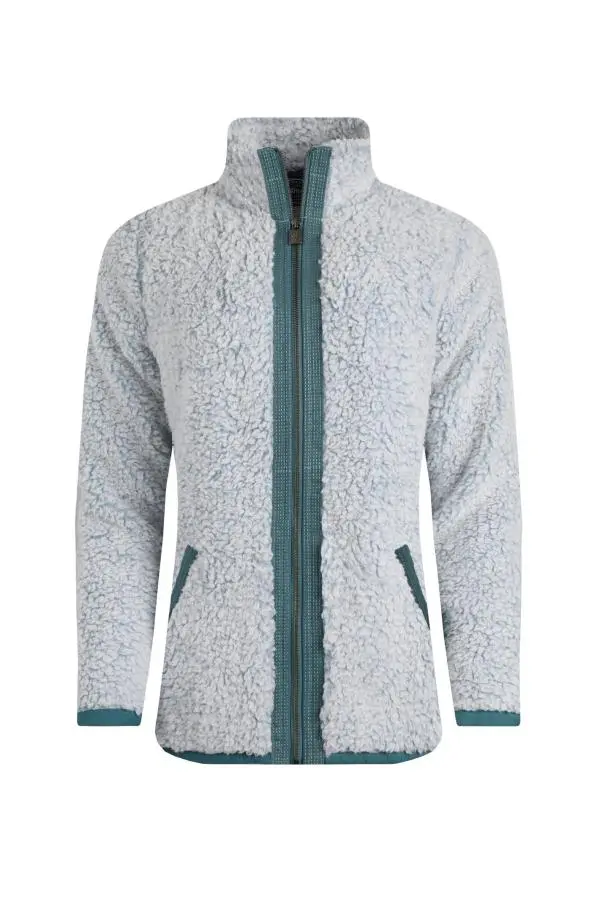 Weird Fish Clove Cosy Full Zip Fleece Powder Blue