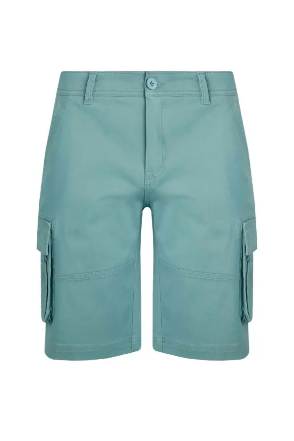 Weird Fish Rigney Cargo Shorts Mineral Blue