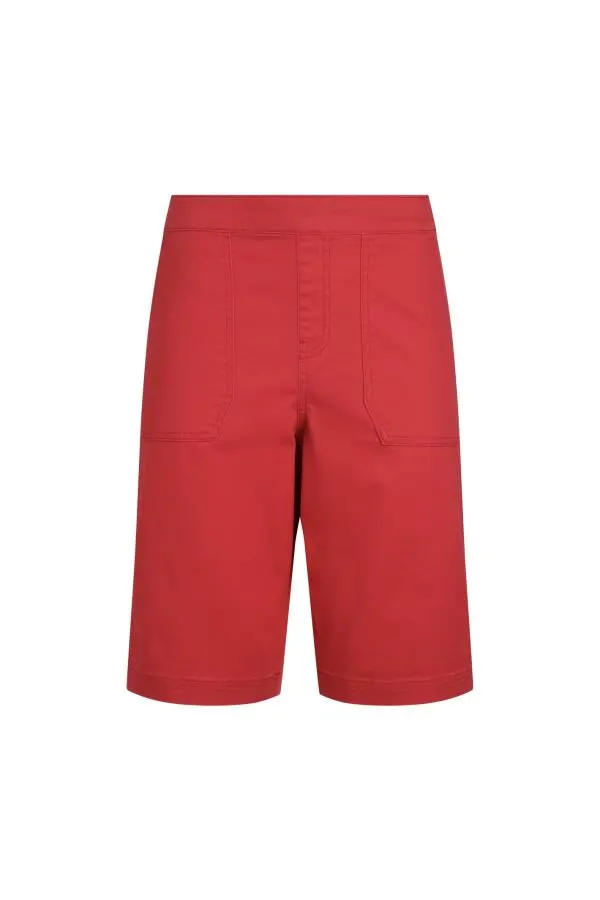 Weird Fish Kinnie Flat Front Shorts Crimson