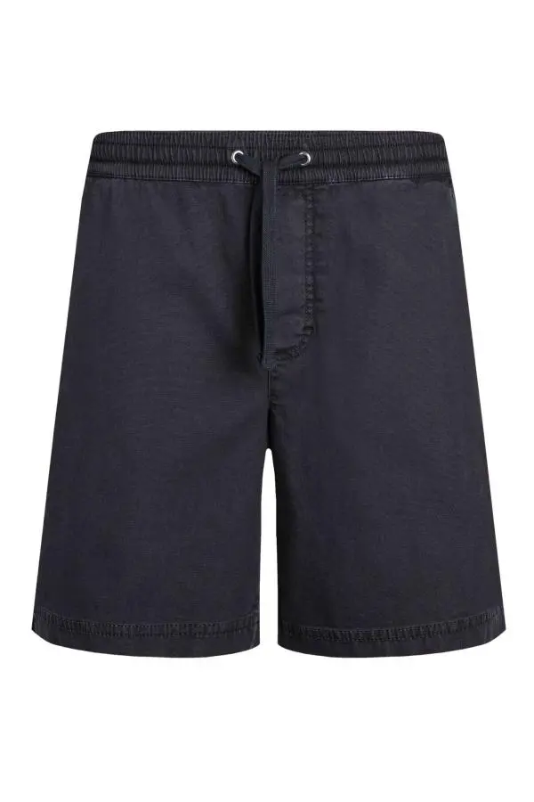 Weird Fish Weston Canvas Shorts Navy