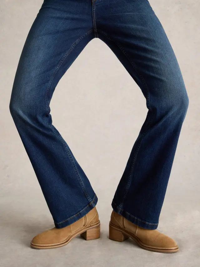 White Stuff Harriet Bootcut Jean In Blue