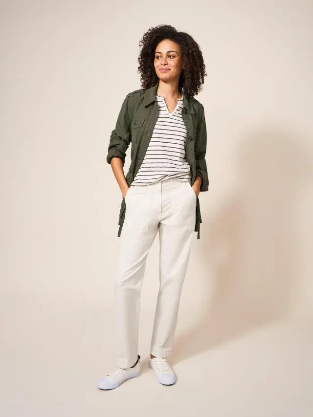 White Stuff Sadie Jacket In Khaki