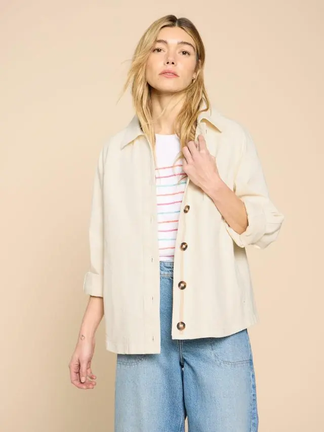 White Stuff Eden Denim Relaxed Jacket In